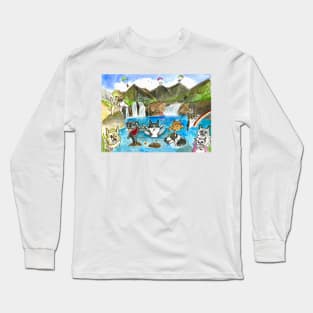 Pets at Fairy Falls Scotland Long Sleeve T-Shirt